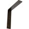 Ekena Millwork Hamilton Steel Bracket, Antiqued Bronze 2"W x 10"D x 10"H BKTM02X10X10HAABZ - alternate 1